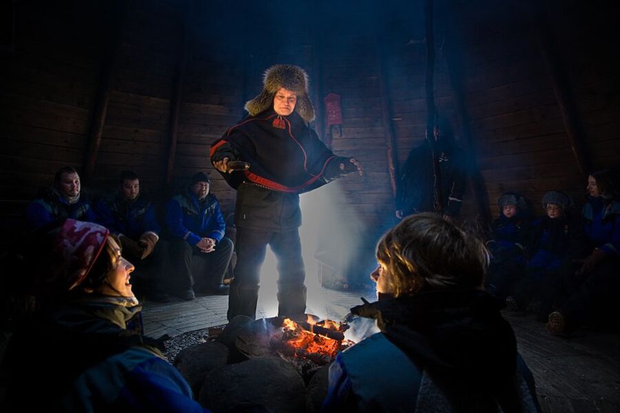 Rovaniemi: Santa’s Village & Snowmobiling to Reindeer Farm - Lunch breaks up the cold and keeps the day moving