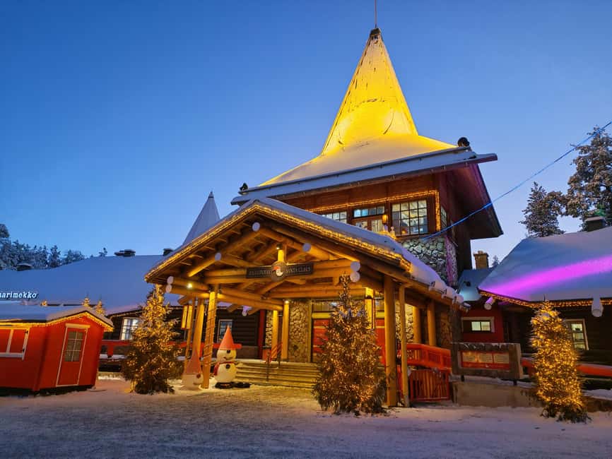Rovaniemi: Santa Village,2km Husky Sled Ride & Snowman World - A Five-Hour Lapland Plan That Keeps Moving