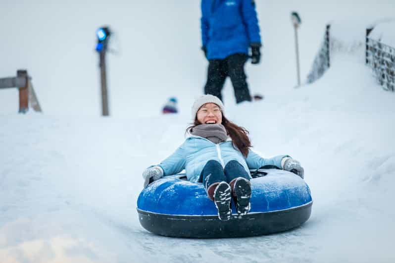 Rovaniemi: Snowman World Entry Ticket in Santa Claus Village - The ice slides provide the biggest thrills
