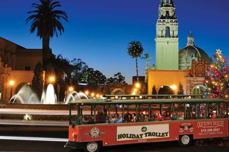 San Diego: Holiday Lights and Sights Trolley Tour - San Diego Christmas spirit, with a trolley seat