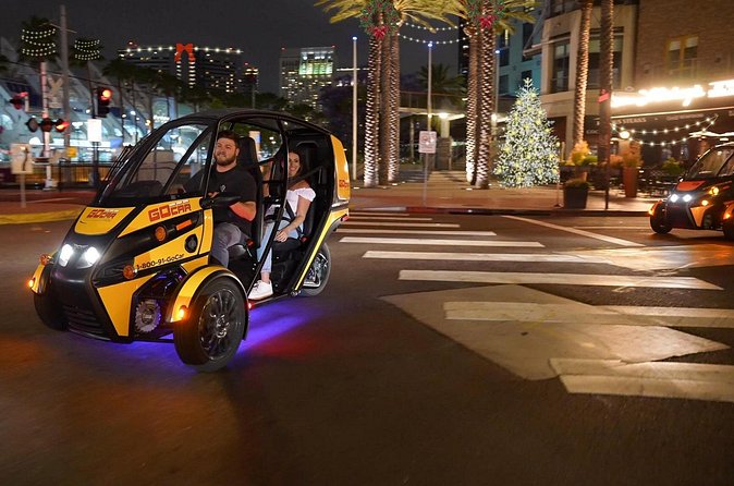 San Diego Holiday Lights Talking GoCar Tour - The Convention Center and the waterfront