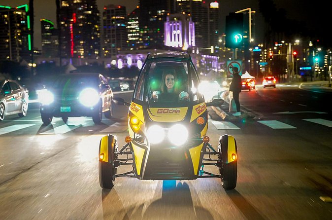 San Diego Holiday Lights Talking GoCar Tour - USS Midway and the final waterfront views