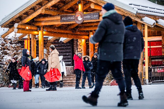 Santa Village Tour+Lapland Cuisine In Glass Igloo+Snow Scooters - Rovaniemi city sights in a 30-minute window