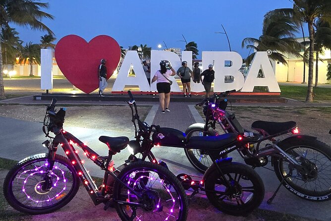 Semi-Private Christmas Edition Twilight Glow E-Bike Oranjestad - What $95 buys you