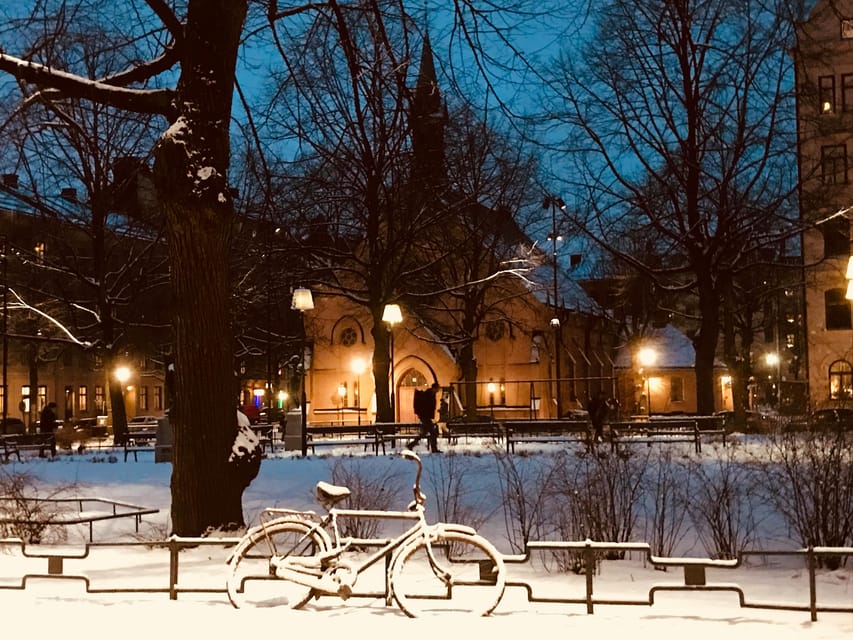 Stockholm: Christmas Markets & Lights Guided Walking Tour - The Old Town market, lights, and Christmas trees