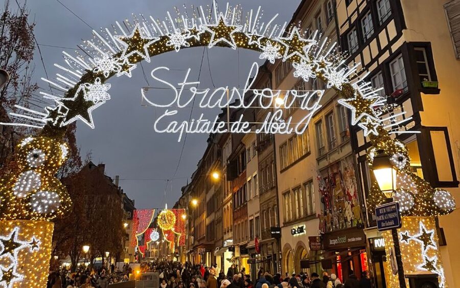 Strasbourg: Christmas Markets Walking Tour with Mulled Wine - Strasbourg’s Christmas lights are the real opening act