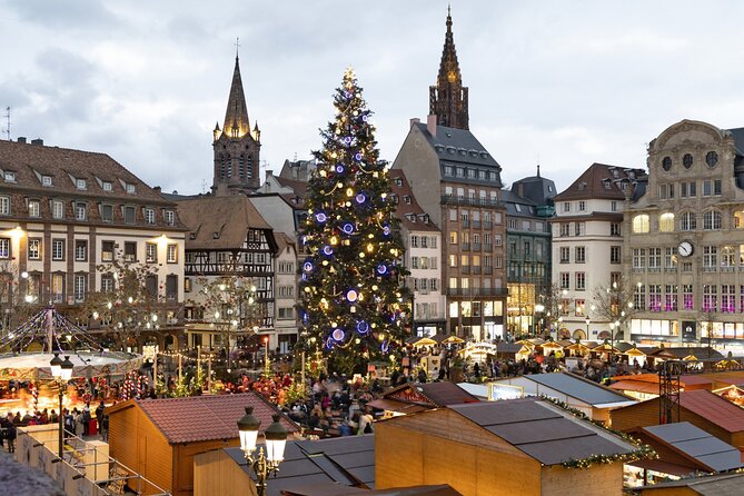 Taste, Stroll & Discover Strasbourg’s Christmas Magic - Starting beneath the giant tree at Place Kléber