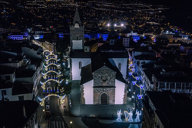 Tuk Tuk Funchal Magic Christmas Lights - Caminho do Avista Navios gives you Funchal from above