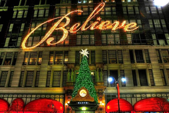Ultimate NYC Christmas Lights At Night Walking Tour - Radio City Music Hall keeps the route moving