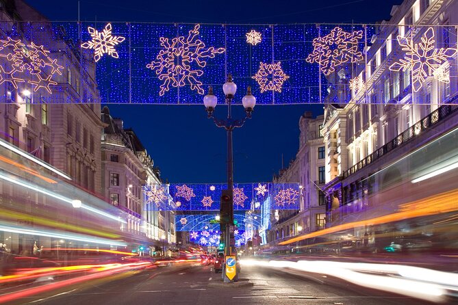 Vintage Top Deck London Christmas Lights Tour - Oxford Street brings the first big display