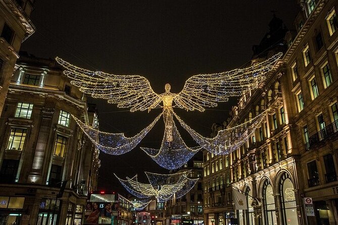 Vintage Top Deck London Christmas Lights Tour - Hyde Park and Winter Wonderland from the road