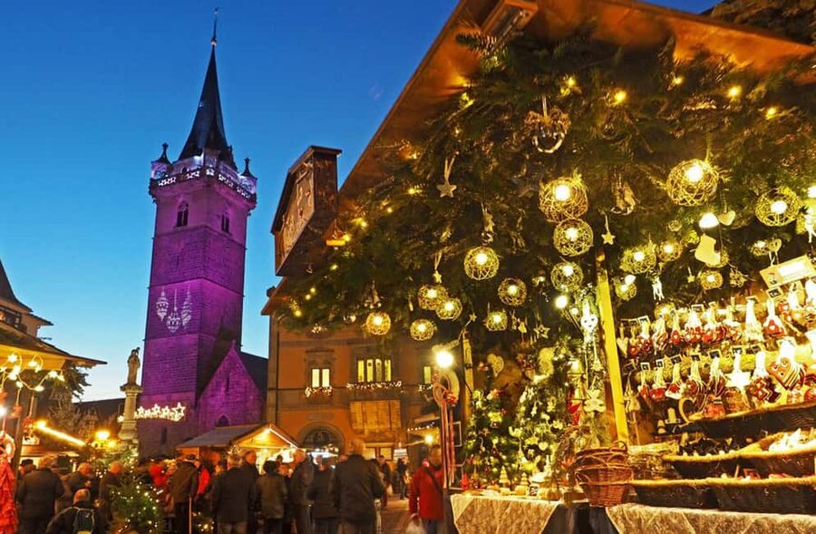 Visit the authentic Christmas market in Obernai - First Impressions in Obernai’s Historic Center