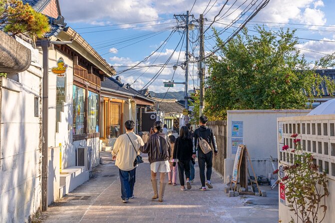 Winter Wonderland Healing Park and Gyeongju/Daegu Tour from Busan - Woljeonggyo Bridge after dark or in winter light