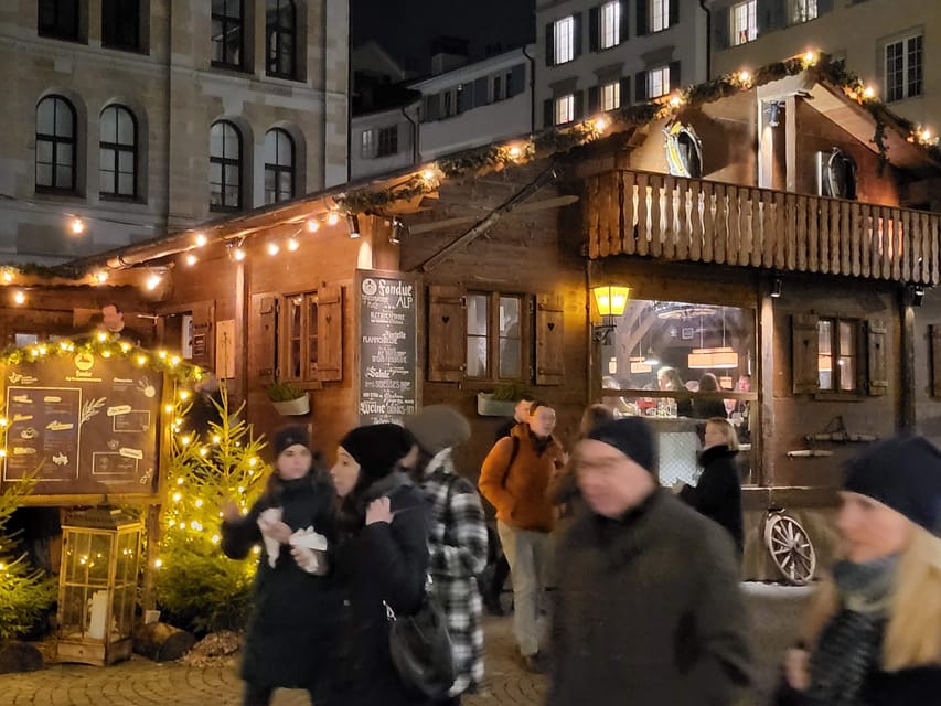 Zurich Christmas Market Tour - Walcheplatz and the Singing Christmas Tree